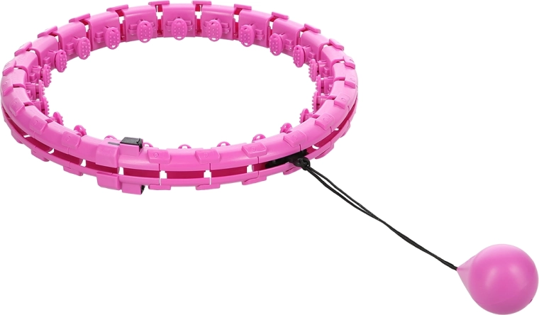 Aro inteligente de hula hoop de masaje con peso morado