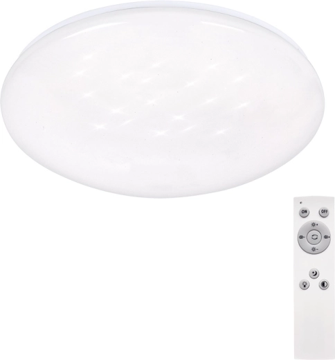 Luz de techo LED Solight Star redonda 24 W con mando a distancia 37 cm