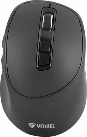 Ratón inalámbrico 2,4 GHz con interruptores silenciosos y carga USB‑C – negra