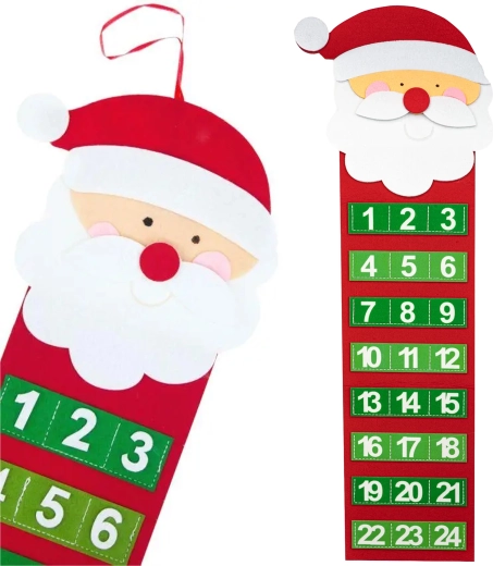 Alegre decoración con Santa Claus