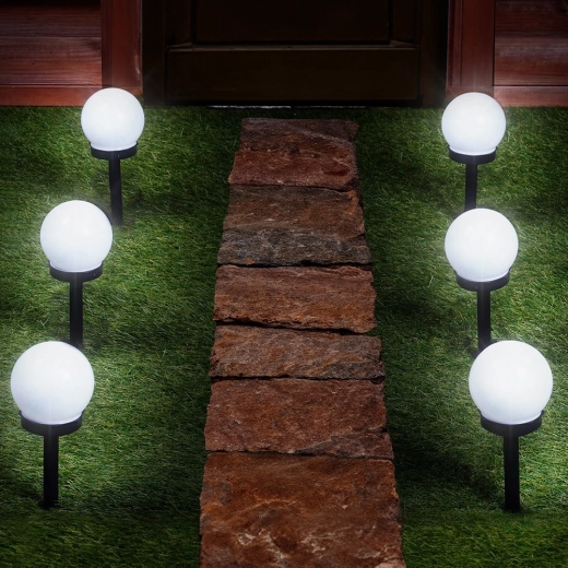 Juego de 6 unidades para caminos y parterres