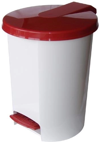 Papelera con pedal VOX 16 l con cubeta interior, plástico, colores surtidos
