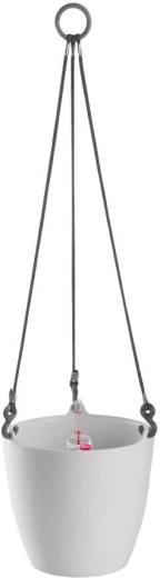Maceta colgante ARIELLA 25 cm blanca