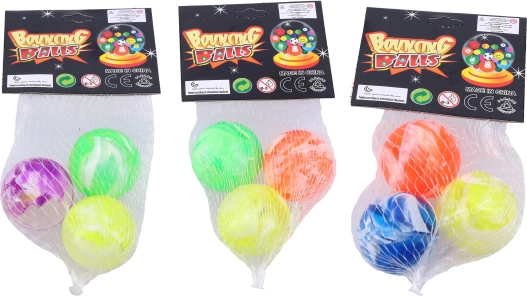 Juego de 3 pelotas saltarinas de 3,5 cm
