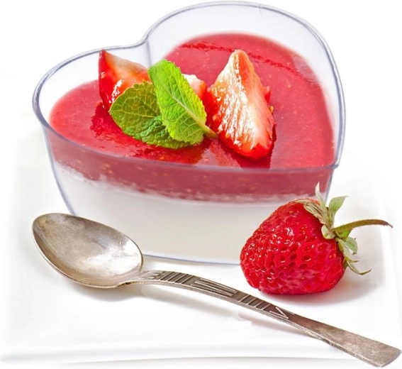 Presentación vistosa de postres
