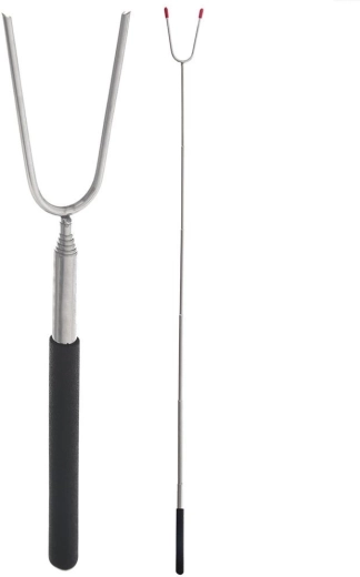 Tenedor telescópico para asar 24,5–86 cm