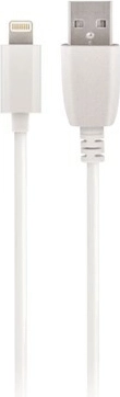 Cable de carga Maxlife 8‑pin para iPhone, iPad y iPod 1 A 1 m blanco