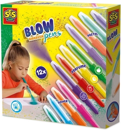 SES Creative rotuladores soplados airbrush 12 uds.