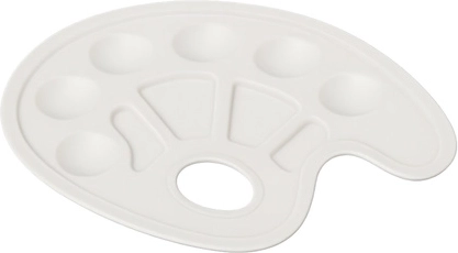 Paleta con compartimentos y agarre ergonómico