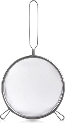 Colador de cocina de acero inoxidable con mango 20 cm