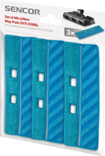 Juego de almohadillas de fregado Sencor para SVC 0725BK