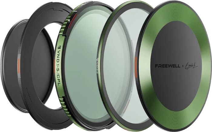 Kit de filtros magnéticos variables ND/CPL Freewell Brandon Li de 67 mm
