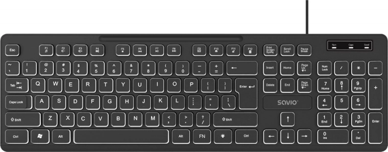 Teclado con cable retroiluminado LED KB-04