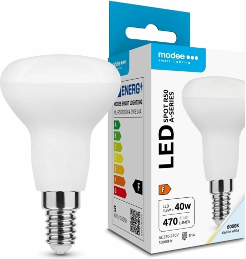 Bombilla LED Modee R50 E14 4,9 W blanco frío 470 lm 110°