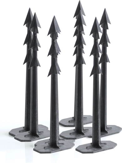 Piquetas de jardinería de fijación HARPOON PEG 200, 20,9 cm, juego de 50 uds