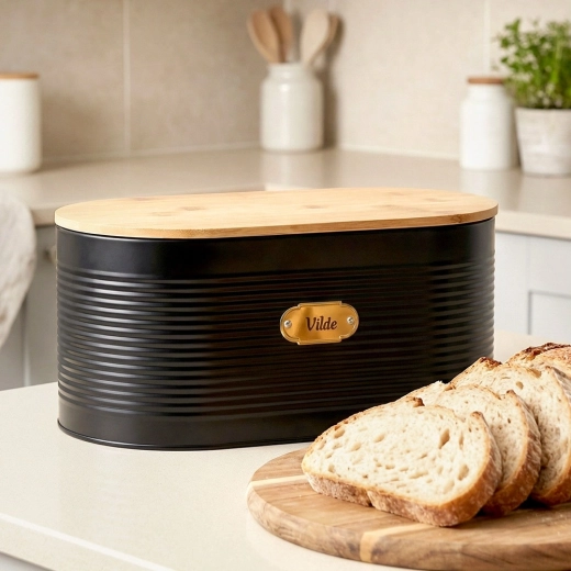 Tapa de bambú como tabla de cortar