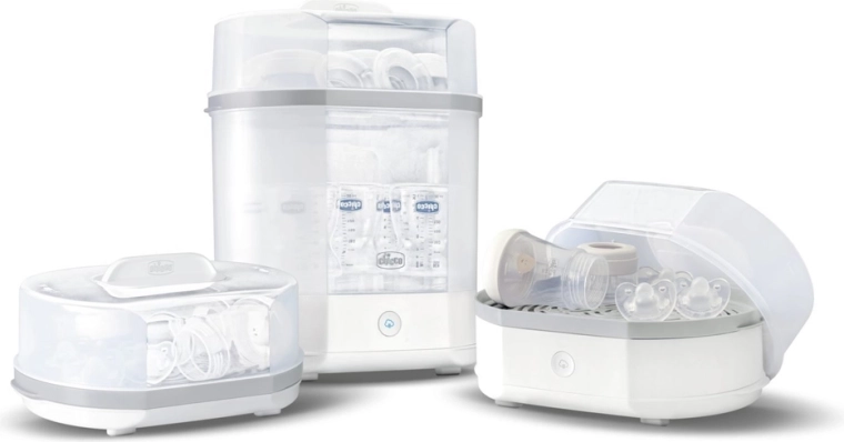 Esterilizador eléctrico a vapor Chicco 3 en 1
