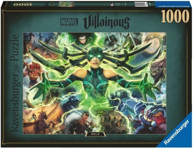 Puzzle Ravensburger Villainous: Hela 1000 piezas