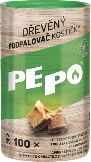 Pastillas de encendido de madera PE-PO, 100 uds.