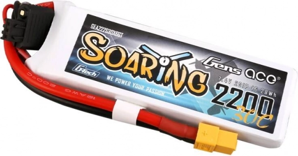 Batería Gens Ace Soaring 2200mAh 7,4V LiPo