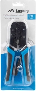 Alicates de crimpado para conectores RJ45/RJ12/RJ11 LANBERG