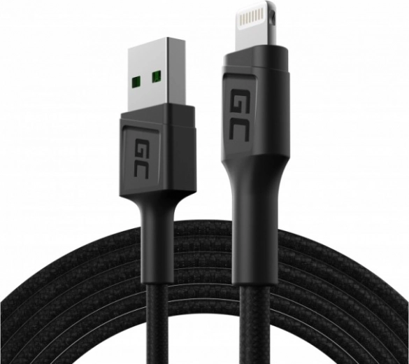 Cable Green Cell PowerStream USB Lightning 120 cm