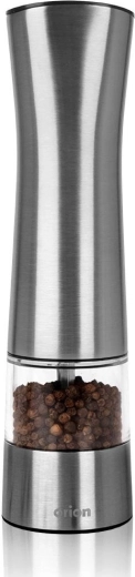 Molinillo eléctrico de sal y pimienta de acero inoxidable 21,5 cm