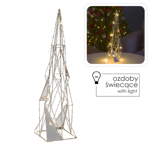 Iluminación cálida y acogedora con 30 LED