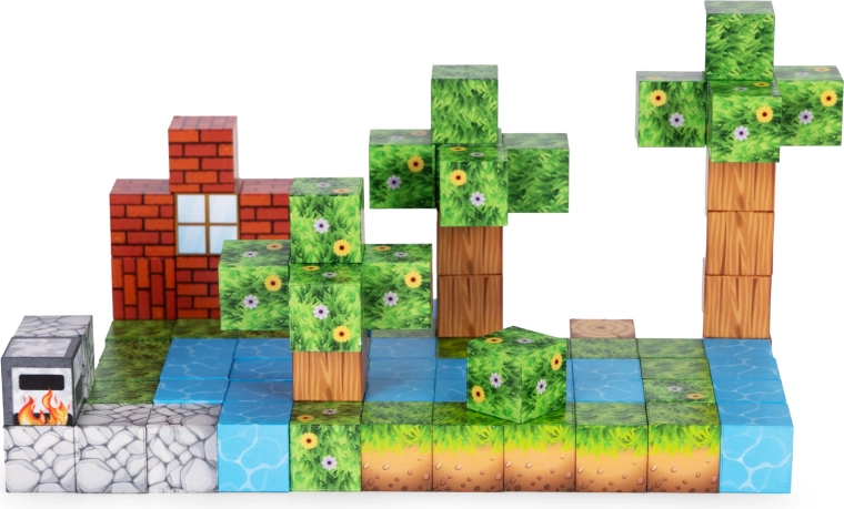 Paisajes y construcciones voxel creativas