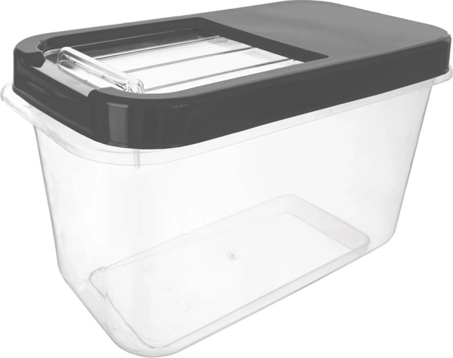 Caja de almacenamiento Orion con tapa deslizante 10 l gris