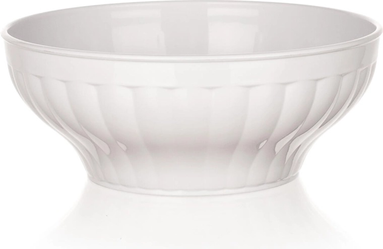 Bol de mezcla de plástico blanco 16 cm