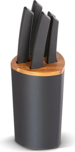 Juego de 5 cuchillos Lamart Kerf en bloque