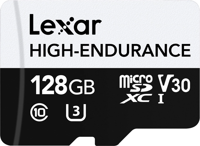 Tarjeta de memoria Lexar High-Endurance microSDHC/microSDXC 128 GB