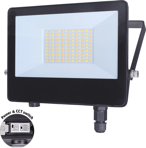 Proyector LED Solight TOP 50 W con conmutador de potencia y 3CCT, IP65