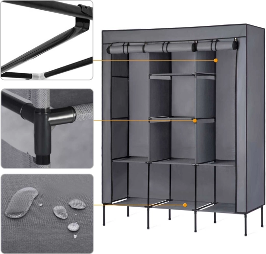 Estructura resistente y funda impermeable