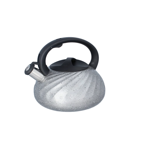 Hervidor de acero inoxidable Swirly 3 l con silbato
