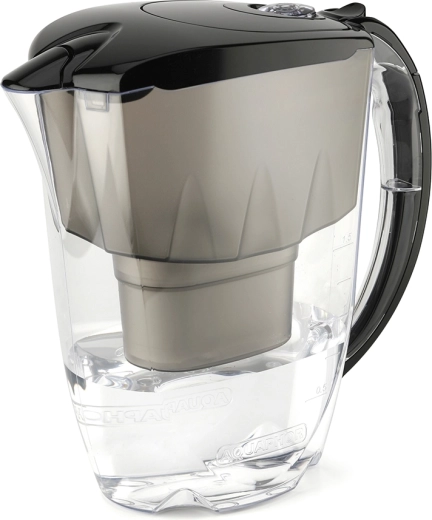 Jarra filtrante de agua Maxfor Jasper 2,8 l negra con cartucho B100-25