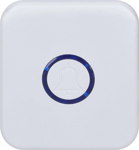 Timbre inalámbrico Solight para enchufe con pulsador sin batería (learning code), blanco - 1 unidad