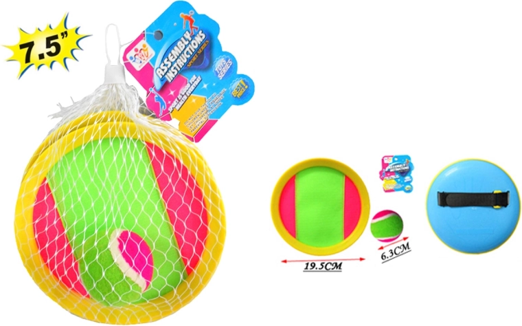 Juego SPORTO para atrapar la pelota con velcro