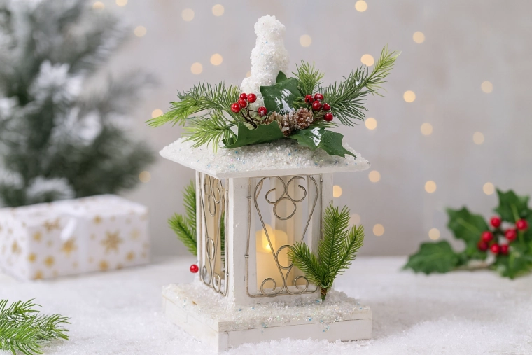Rica decoración invernal