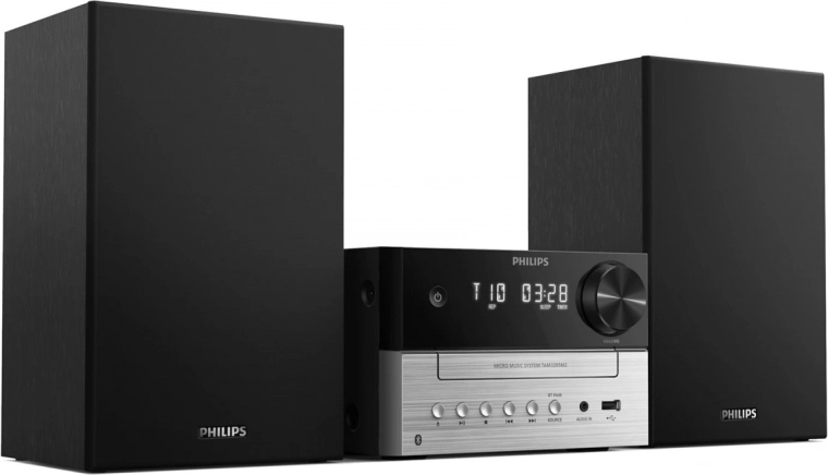 Potente sonido estéreo de 20 W con bass‑reflex