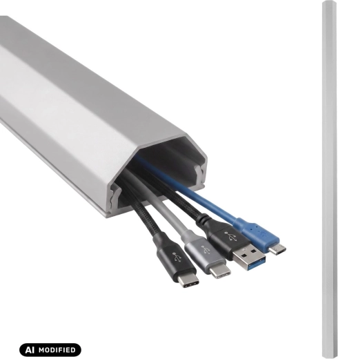 Canaleta de aluminio para cables Maclean