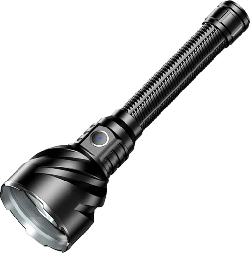 Linterna Superfire TF02: potente linterna táctica LED 3300 lm, alcance 1100 m, USB‑C