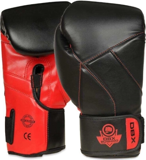 Guantes de boxeo DBX BUSHIDO B-2v15 de piel sintética – Básico