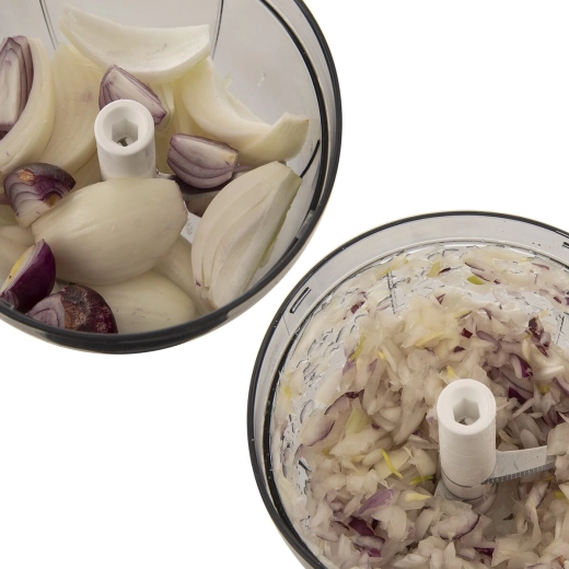Procesamiento rápido y uniforme de ingredientes