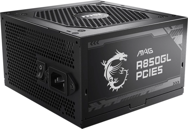 Fuente de alimentación MSI MAG A850GL PCIe5 850 W 80 PLUS Gold totalmente modular