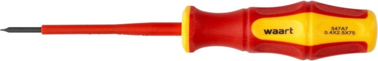 Destornillador plano aislado SL 2,5 × 75 mm