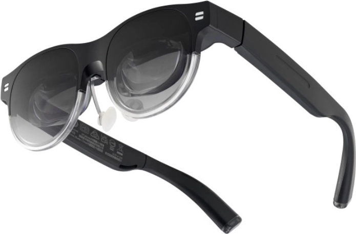 Gafas de realidad aumentada AirVision M1 con OLED, USB‑C y altavoces integrados – negras