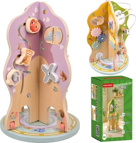 Árbol educativo de madera Kruzzel 10 en 1