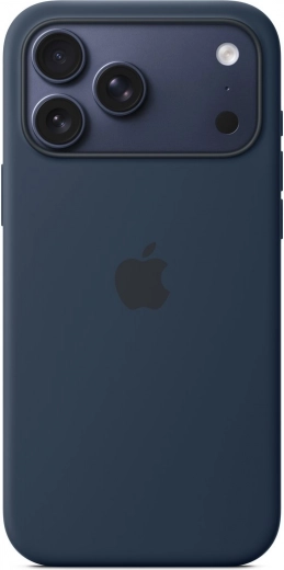 Funda de silicona con MagSafe para iPhone 17 Pro Max – Medianoche